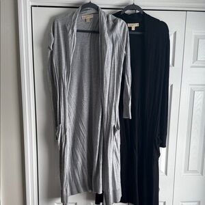 MICHAEL Michael Kors Gray & Black Cardigan